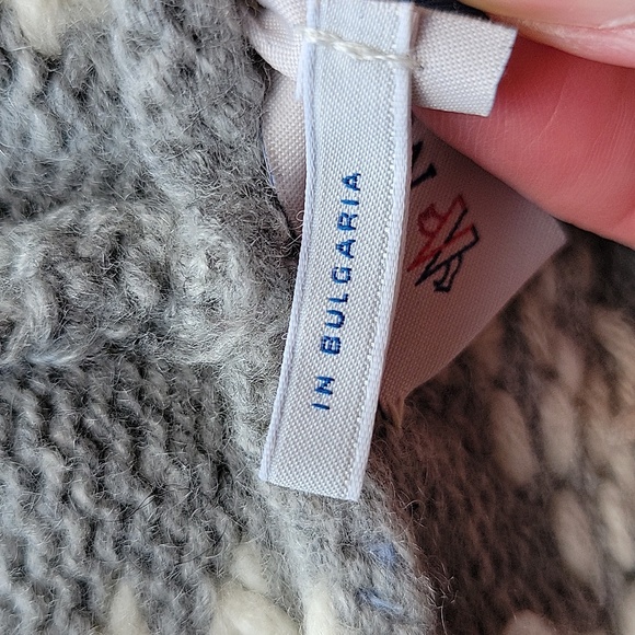 Moncler Belted Open Cardigan with Hood Gray/Cream Size XSmall - Picture 12 of 13